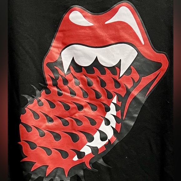 THE ROLLING STONES Black Sweatshirt Medium - Picture 1 of 2